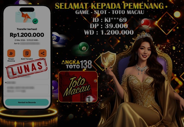 BUKTI JACKPOT TOTO MACAU ID : KI***69
