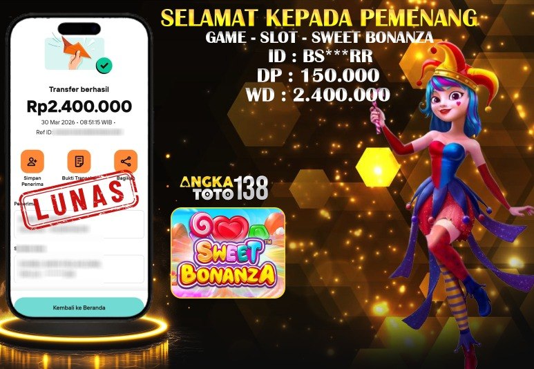 BUKTI JACKPOT SWEET BONANZA ID : BS***RR