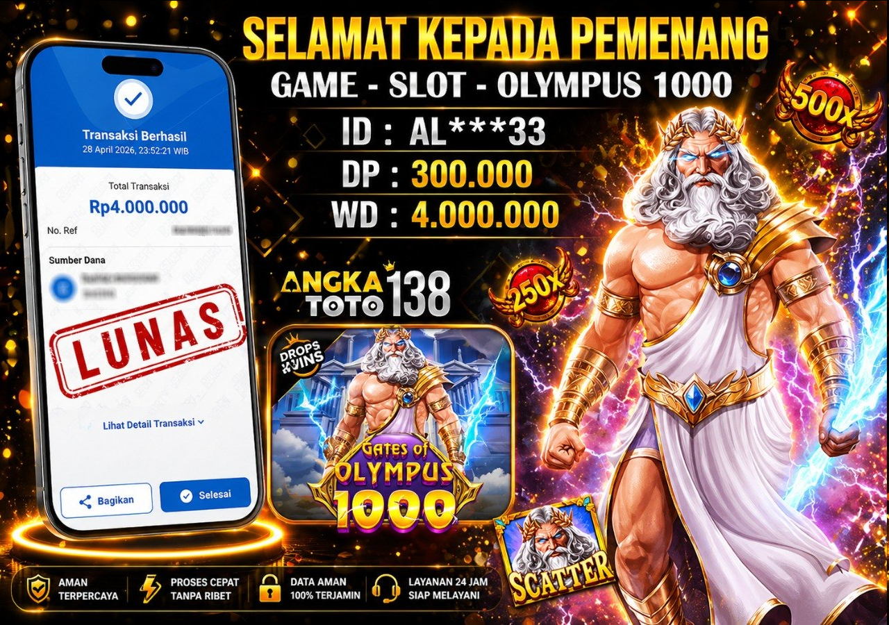 BUKTI JACKPOT GATES OF OLYMPUS 1000 ID : AL***33