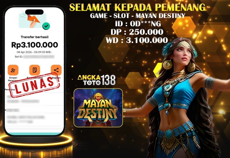 BUKTI JACKPOT MAYAN DESTINY ID : OD***NG
