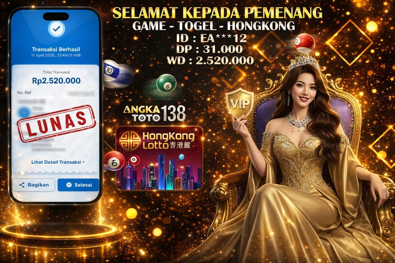 BUKTI JACKPOT HONGKONG LOTTO ID : EA***12