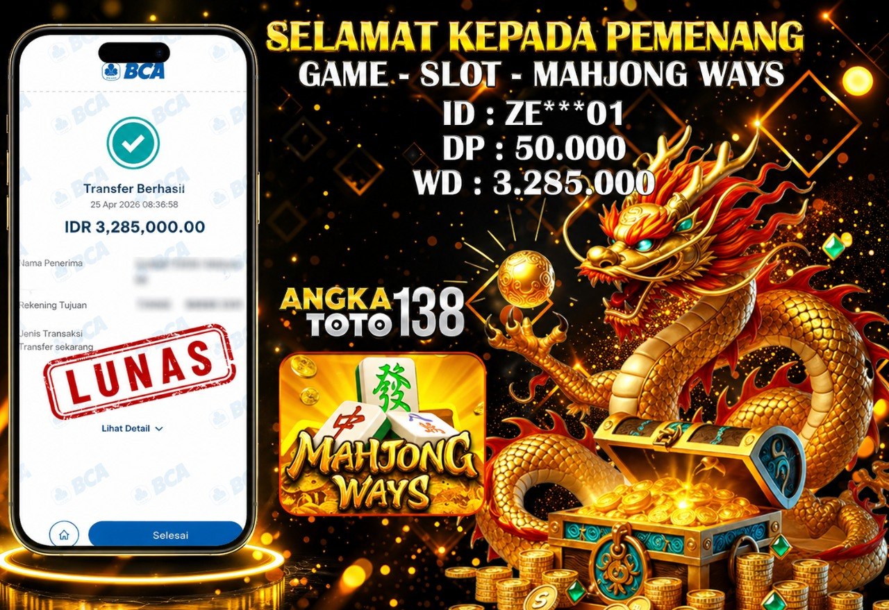 BUKTI JACKPOT MAHJONG WAYS ID : ZE***01