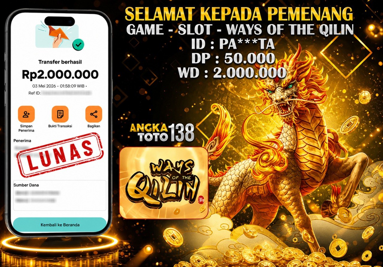 BUKTI JACKPOT WAYS OF THE QILIN ID : PA***TA